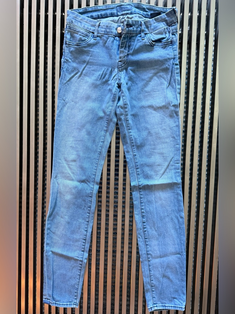 Koral Light Wash Mid Rise Skinny Jeans Size 26 Made in USA